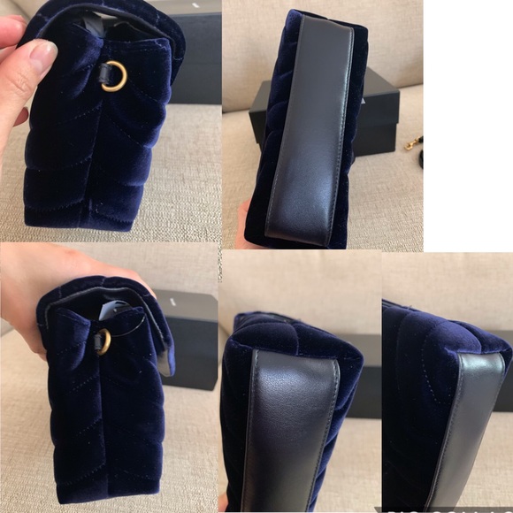 ❌SOLD❌NWT Saint Laurent Toy Loulou Velvet Bag - Picture 7 of 8